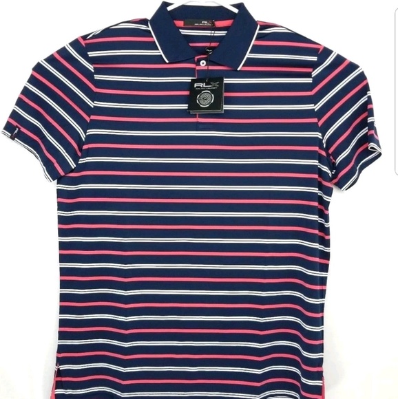 Ralph Lauren X Men's Large Polo Shirt Striped (D) - Picture 2 of 6